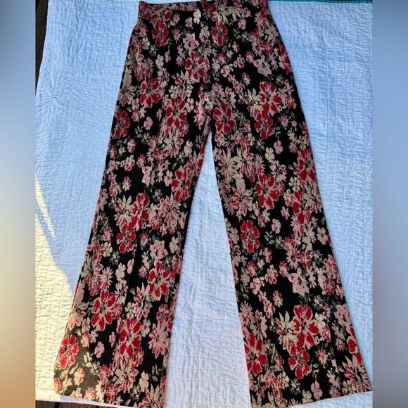 Free people floral pants size s - Picture 2 of 3